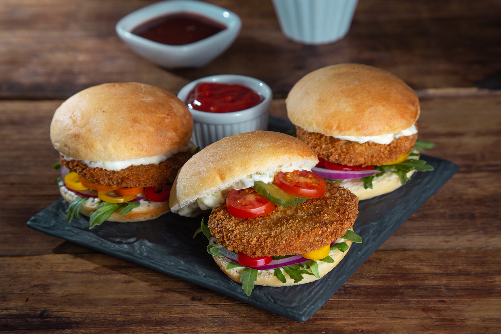 Panko Breaded Shrimp Sliders